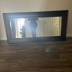 5 1/2 Feet Long Framed Mirror 