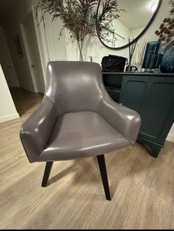 Crate and barrel swivel chair