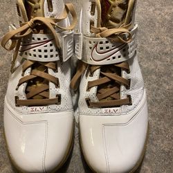 🔥Zoom Lebrons  V  White Vrsty Crmsn Melatic Gold