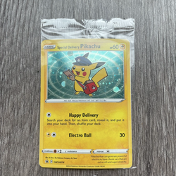Special Delivery Pikachu Rare Pokémon Card