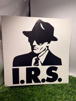 I.R.S. Records Logo Sign Panel