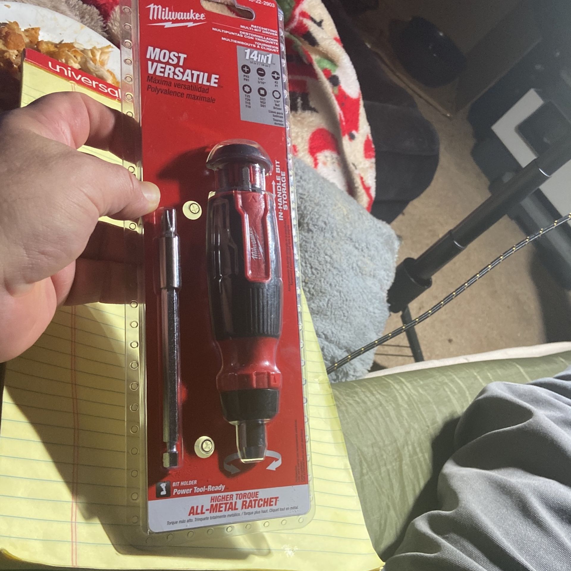 14in1 Ratcheting Multi-bit Screwdriver
