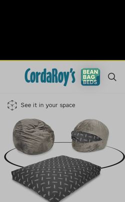 Corduroy Bean Bag Bed