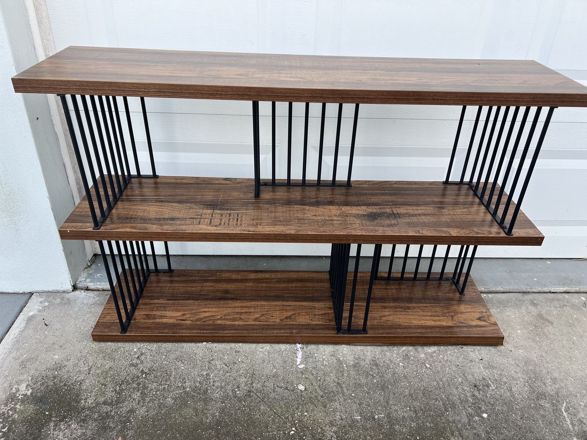 Modern Two Tier Book Shelf/ TV Stand