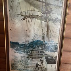 Oil Painting Montague Dawson 28x40