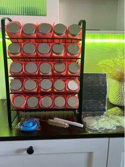 Spice Rack organizer for cabinet pantry