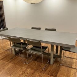 6 Crate And Barrel Dining Chairs