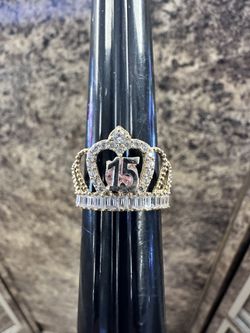14k Quince Años Ring 15 Años Size 7