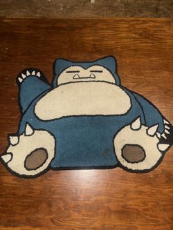 Hand-tufted Snorlax Rug Pokemon