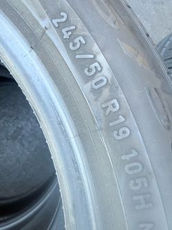 245/50/19 Pirelli P7 RunFlat (2 Tires)