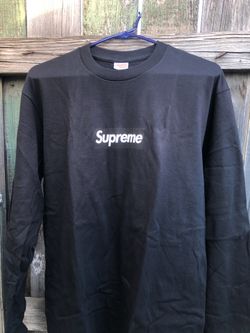 Supreme box logo Black Long sleeve