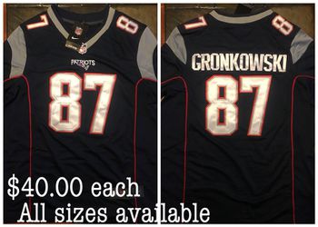 Patriots Gronkowski Nike stiched jerseys