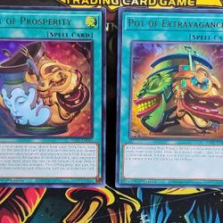 YUGIOH 2 Card Pot LOT Ultra Rare 1st Edition Mint