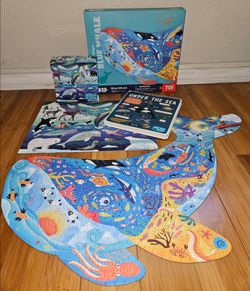 Book and Puzzles bundle, $15