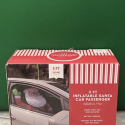 Inflatable Santa Car Passenger