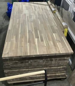 Acacia Wood Butcher Block 6' x 36'' x 1.5'' Countertop