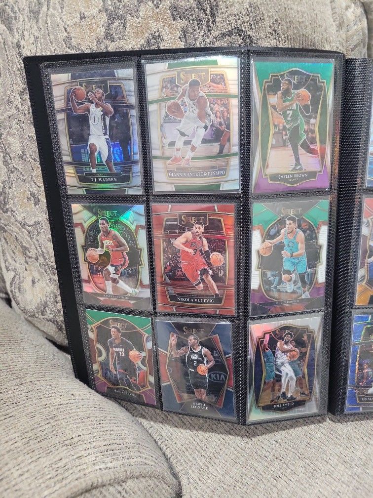Select Silver Prizm 9 Basketball Card Lot