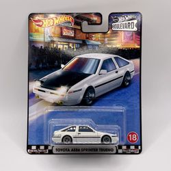 Hot Wheels Premium Toyota AE86 Sprinter Trueno Boulevard #18