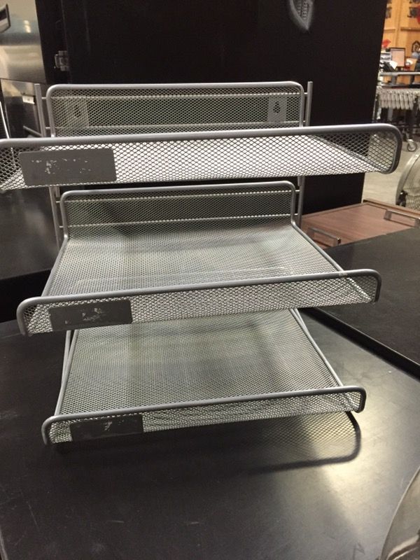 Wire Mesh 3 Tier Desk Shelf Business Equipment In Ontario Ca Wire Mesh 3 Tier Desk Shelf Business Equipment In Ontario Ca Offerup