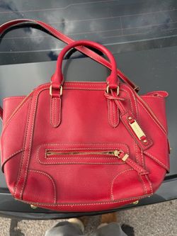 Nine west, red tote bag