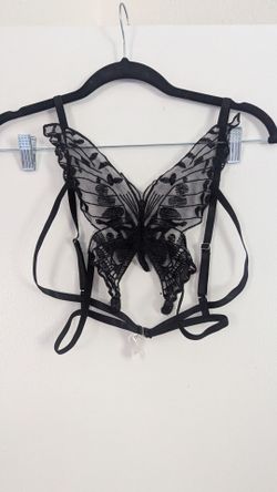 Butterfly laced bra