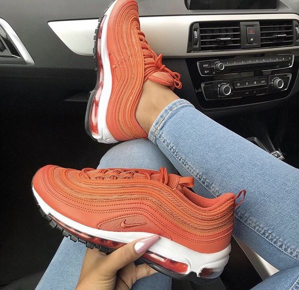 air max 97 orange and silver
