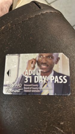 Broward County adult bus pass