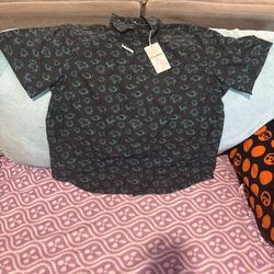 NEW UNUSED Stylish black Tommy Bamaha shirt