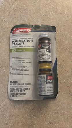 Coleman Drinking Water Purification Tablets