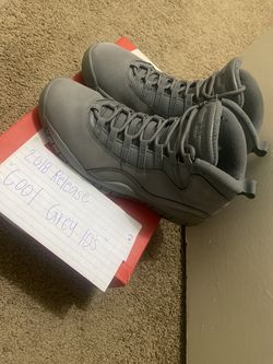 2018 Release “Cool Grey” Jordan 10s sz 10