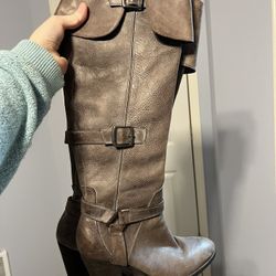 Brown Leather Boots