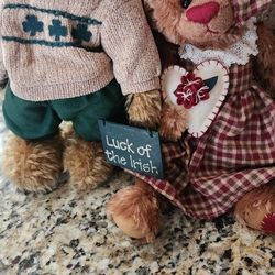 Set Of St.Patty Day Bears