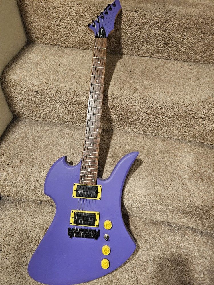 BC Rich Mockingbird guitar Purple