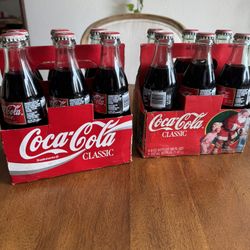 Vintage Coca Cola Glass Bottles 