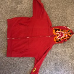 Very rare vintage Red Tiger Bape hoodie Nigo-era