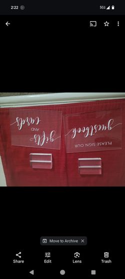 2 new Wedding signs