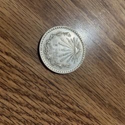 Moneda Mexicana De Plata 