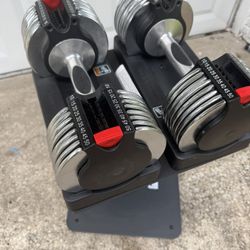 Adjustable Dumbbells With Stand WEIDER  LIKE NEW! 
