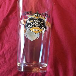 Lone Star Bock Beer Glass 