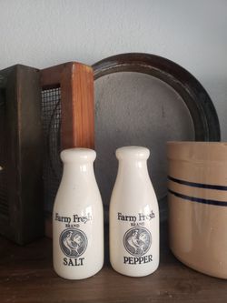 Salt and Pepper Milkbottles