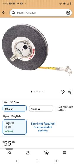 100 ft meature tape