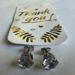 Dazzling 3CT + 3CT Moissanite Earrings 