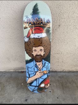 The Vandals Bob Ross skateboard deck 26th annual Christmas formal