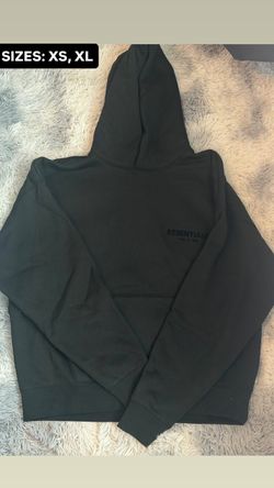 Fear of God Essentials Black Pullover Hoodie