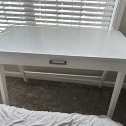 White desk 