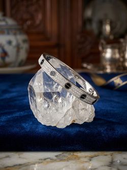 Moissanite Bracelet Sterling Silver