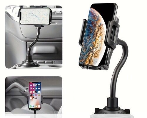 Suction cup cell phone holder for cars, trucks