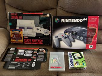 Nintendo lot 64 Super Nintendo Gameboy color