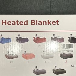 Brand New Heated Blanket Size 72x84