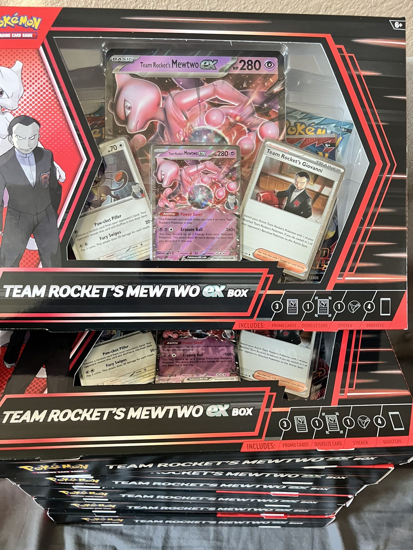 Team Rocket’s Mewtwo EX Box